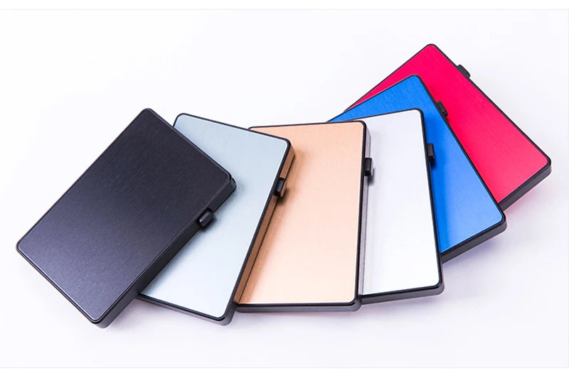 YUECIMIE Gold Thin Pop Up ID RFID Card Holder For Man Slim Men's Card Wallet RFID Creative Credit Card Case For Women Female