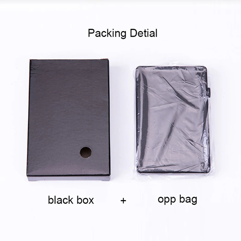 YUECIMIE Gold Thin Pop Up ID RFID Card Holder For Man Slim Men's Card Wallet RFID Creative Credit Card Case For Women Female