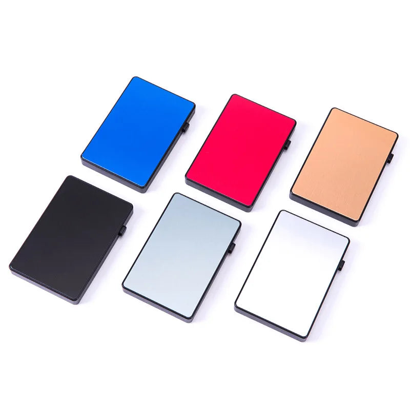 YUECIMIE Gold Thin Pop Up ID RFID Card Holder For Man Slim Men's Card Wallet RFID Creative Credit Card Case For Women Female