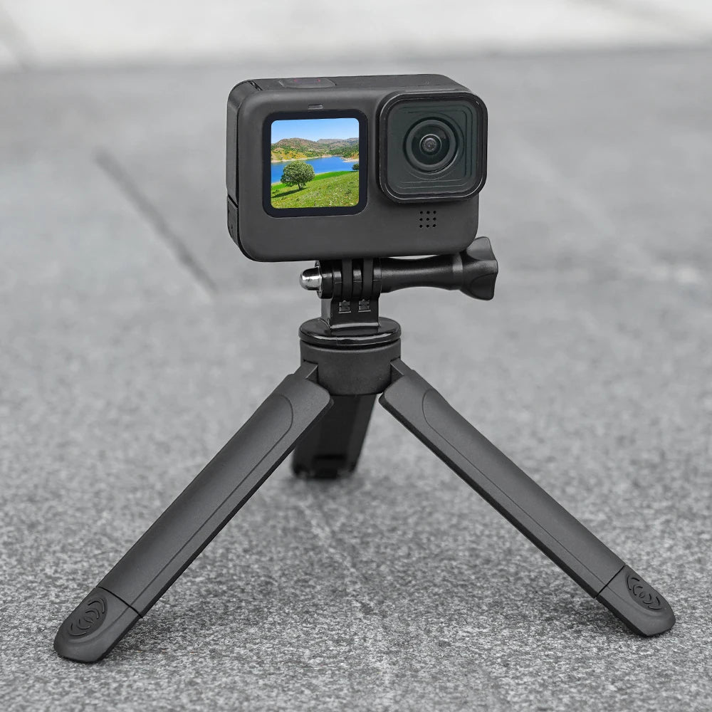 Extendable Mini Tripod For With 1/4 Inch Screw Stand Compatible With Phone Clip And Other