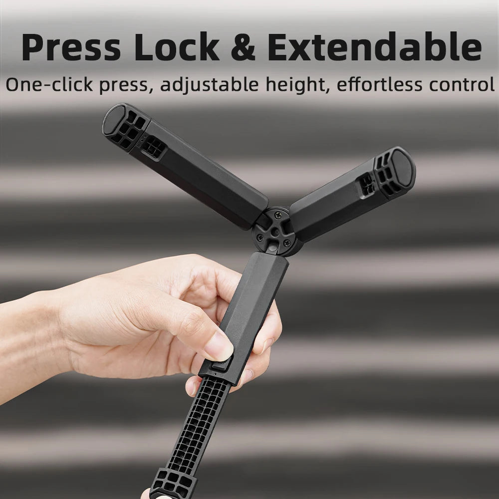 Extendable Mini Tripod For With 1/4 Inch Screw Stand Compatible With Phone Clip And Other