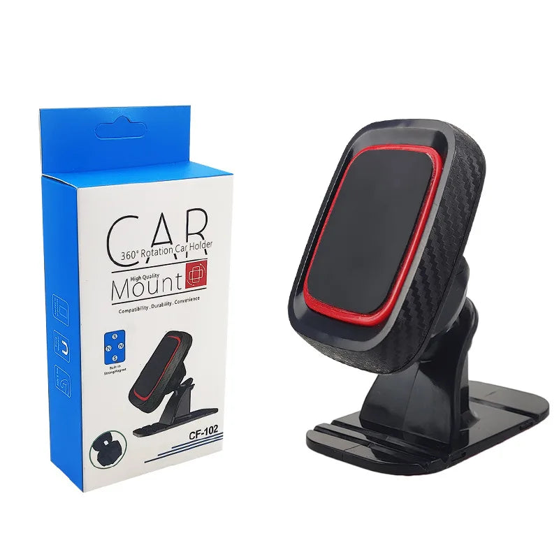 Universal Magnetic Car Phone Holder Mount 360 Rotation Mobile Phone Holder Stand For iPhone Xiaomi Samsung Soporte Movil