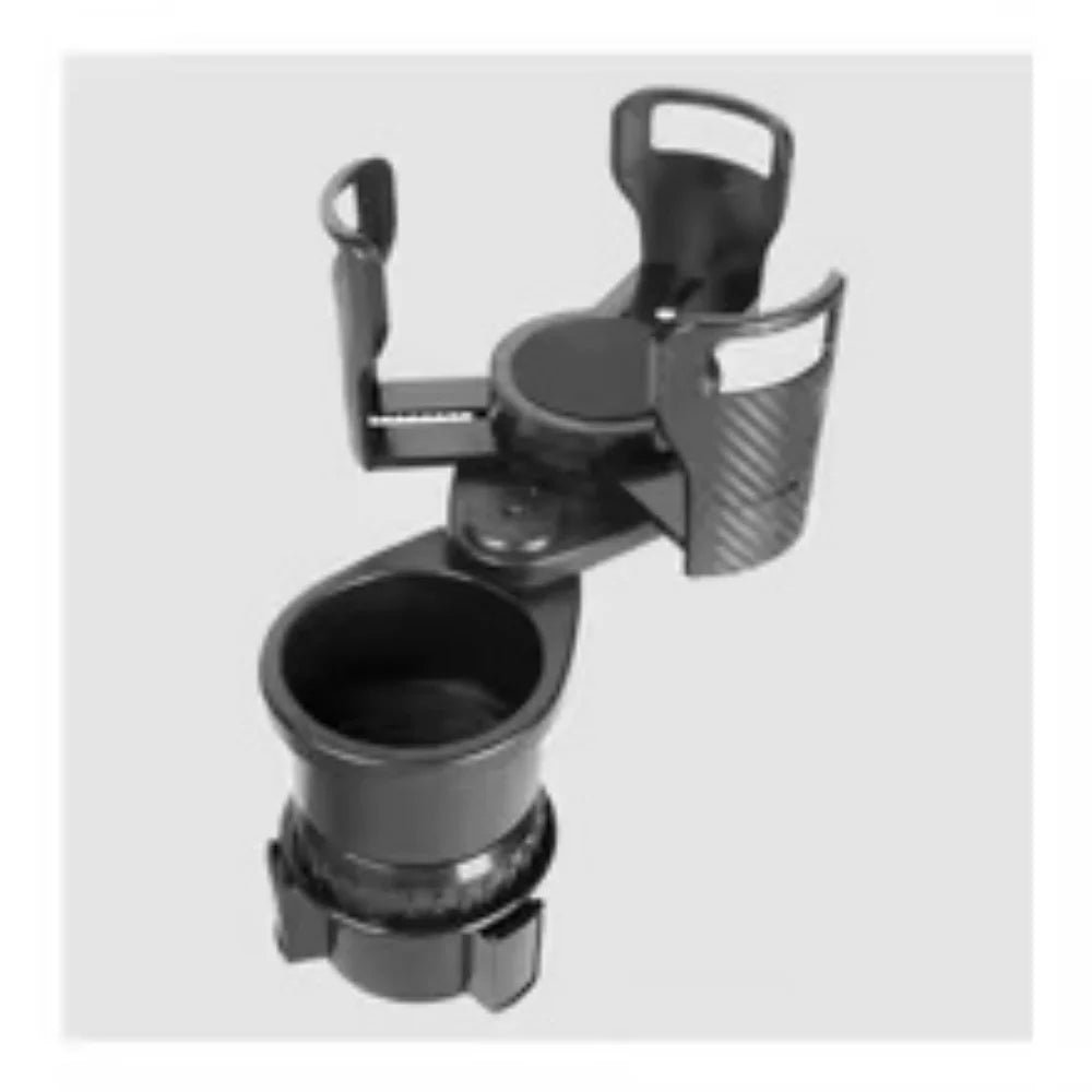 Adjustable Dual Car Cup Holder Expander with Phone Stand and Aromatherapy Organizer Multifunctional Adapter for Vehicle Interior