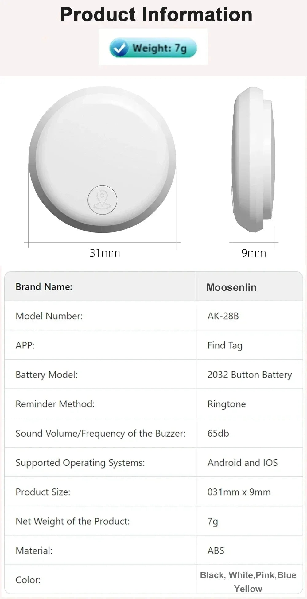Lenovo Bluetooth5.4 GPS Smart Tracker AirTag Anti-Lost Reminder Device Bag Elderly Kid Finder for Apple Android Tracking Locator