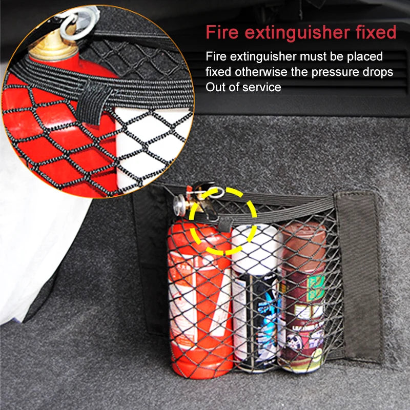Car Accessories Organizer Net Mesh Seat Elastic Magic Storage For Chery Tiggo 7 Pro Car Trunk Box Jeep Wrangler Haval H6