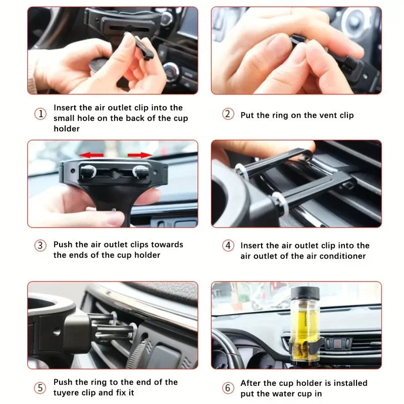 Universal Car Cup Holder Multi-Functional Car Truck Water Bottle Holders Stands Car Cup Rack for Water Bottle Ashtray