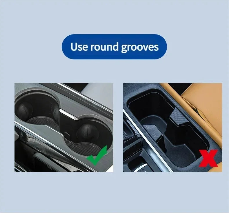 Adjustable Dual Car Cup Holder Expander with Phone Stand and Aromatherapy Organizer Multifunctional Adapter for Vehicle Interior