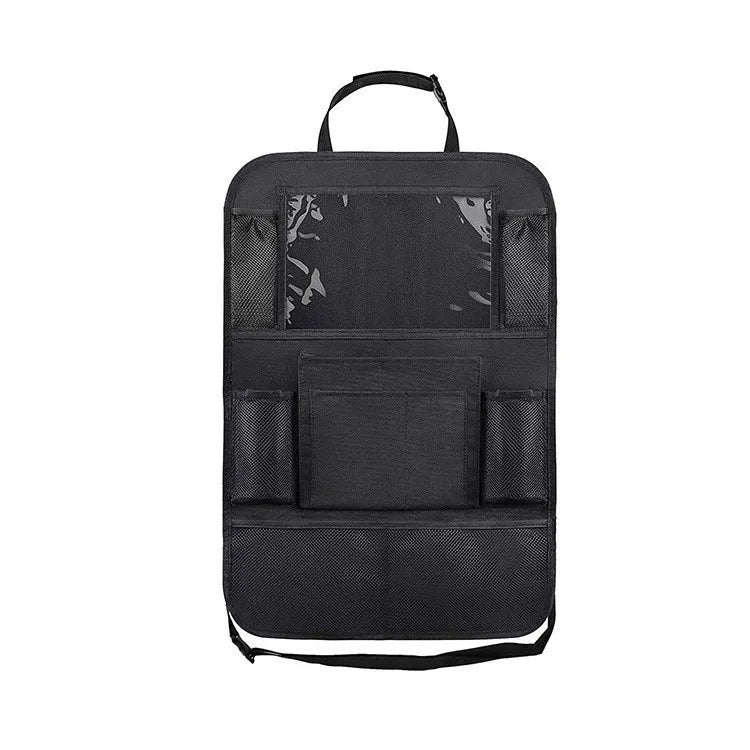 Car Backseat Organizer with Touch Screen Tablet Holder Auto Storage Pockets Cover Car Seat Back Protectors Car Accessories
